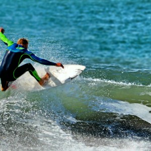 Surfeando en Quequen